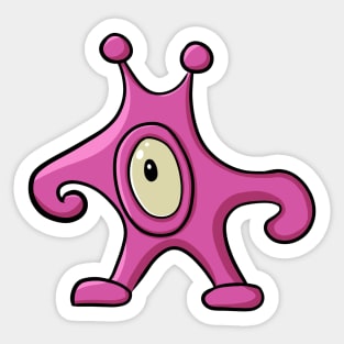 Cartoon monster Sticker